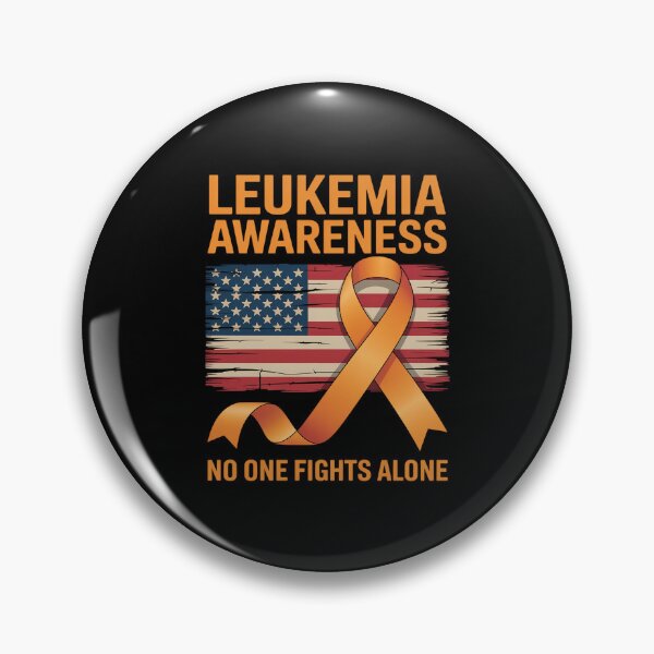 Item preview, Leukemia Awareness We Fight Cancer Together America Flag USA designed and sold by HardcoreTour.