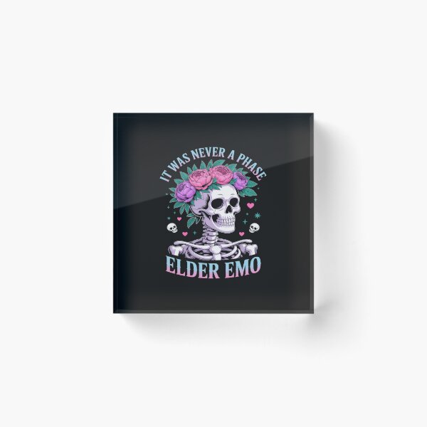 Item preview, Elder Emo Club Skeleton It Was Never A Phase designed and sold by TAYLOROUSDALE.