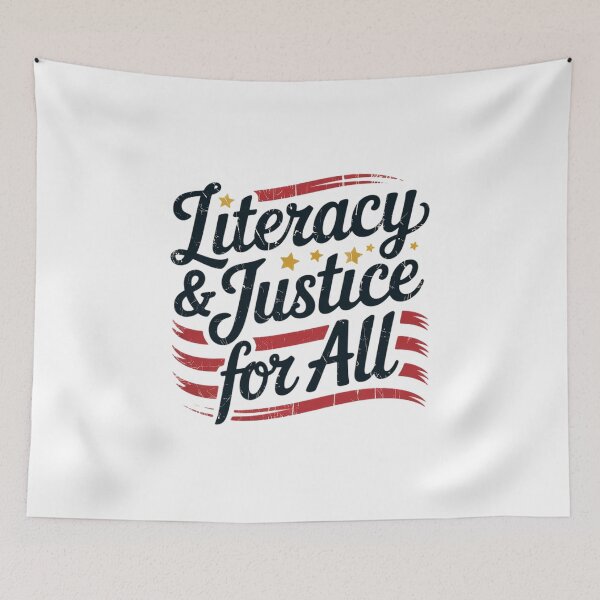Item preview, Literacy Justice Read Book Reading Librarian Men Women Kids  designed and sold by NailMolisa.