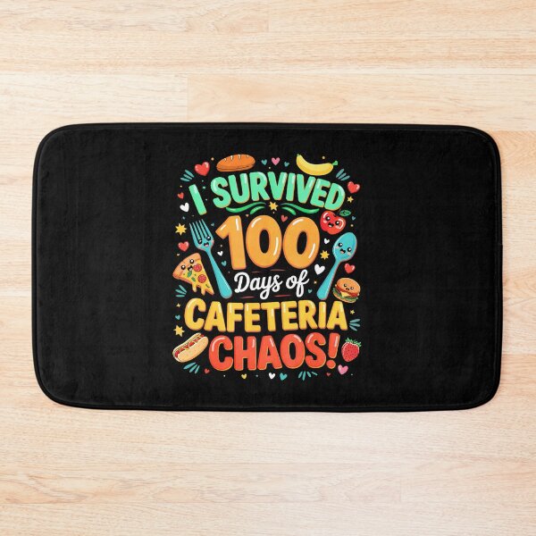 Item preview, I Survived 100 Days Of School Cafeteria Chaos Lunch Lady designed and sold by MariaEdna1.