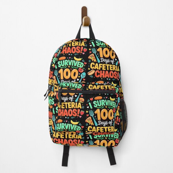 Item preview, I Survived 100 Days Of School Cafeteria Chaos Lunch Lady designed and sold by MariaEdna1.