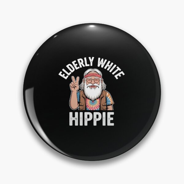 Item preview, Elderly White Hippie designed and sold by TAYLOROUSDALE.