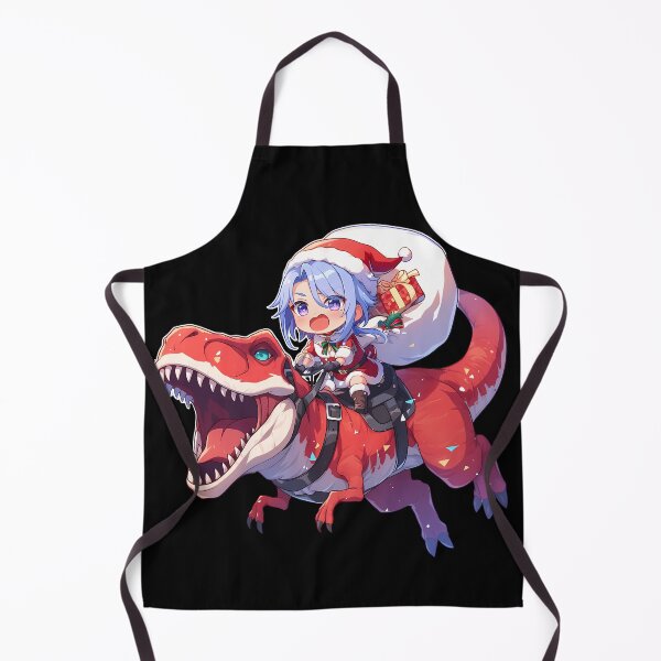 Item preview, Game Shenhe Christmas Festive Dinosaur Ride Genshin Impact Anime designed and sold by Raslbazola.