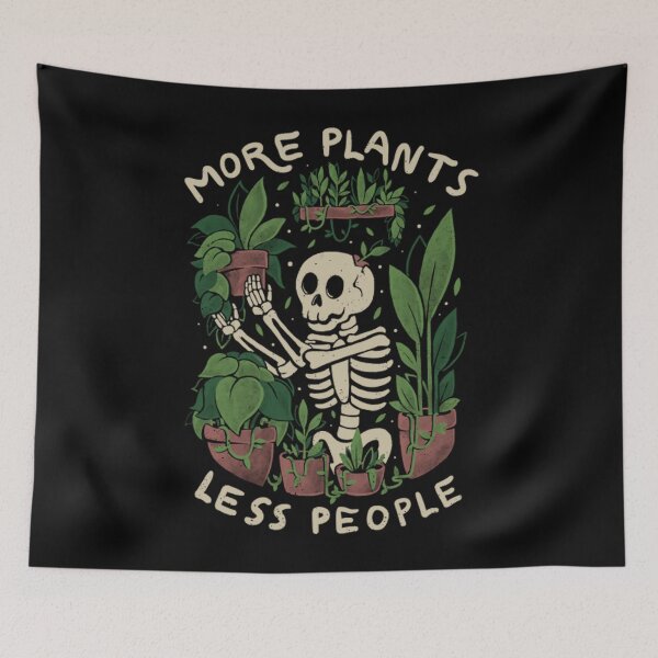 Item preview, More Plants Less People designed and sold by AurelieGerhold.