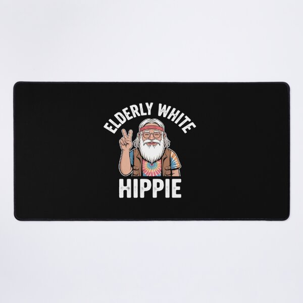 Item preview, Elderly White Hippie designed and sold by TAYLOROUSDALE.