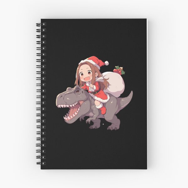Item preview, Takagi Santa Riding Dinosaur Teasing Master Takagi San Anime designed and sold by Raslbazola.