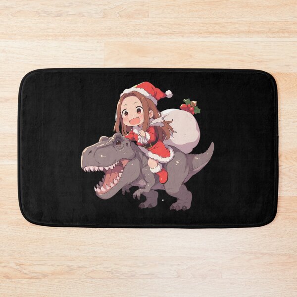 Item preview, Takagi Santa Riding Dinosaur Teasing Master Takagi San Anime designed and sold by Raslbazola.