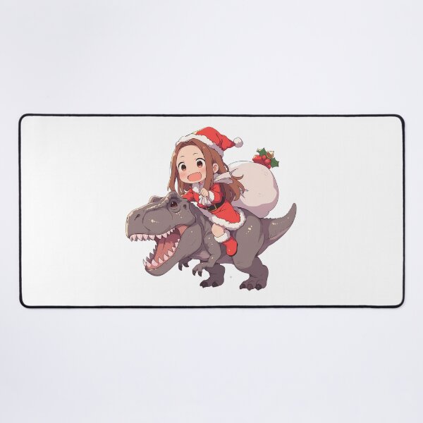 Item preview, Takagi Santa Riding Dinosaur Teasing Master Takagi San Anime designed and sold by Raslbazola.