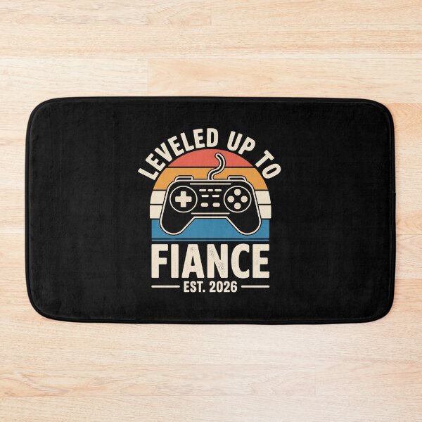 Item preview, Leveled Up to Fiance 2026 Newly Engaged Married Man Wedding designed and sold by HardcoreTour.