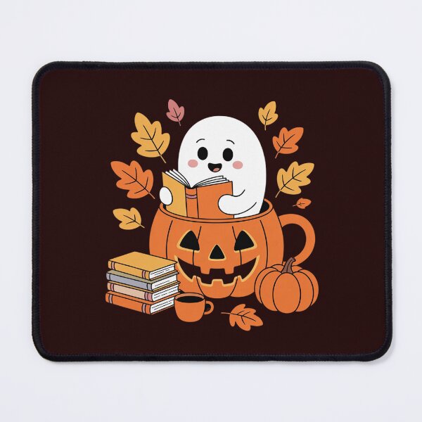 Item preview, Librarian Ghost Reading Books Halloween Teacher designed and sold by HardcoreTour.