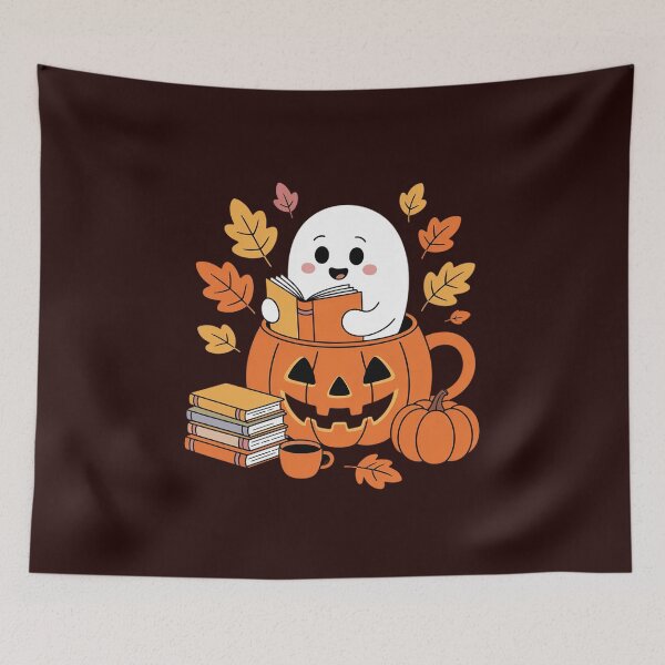 Item preview, Librarian Ghost Reading Books Halloween Teacher designed and sold by HardcoreTour.
