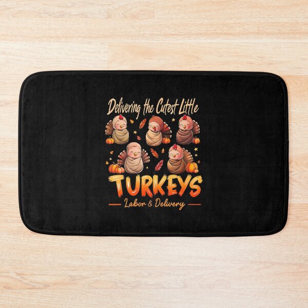 Item preview, Delivering The Cutest Little Turkeys Labor Nurse Fall Woman designed and sold by EdithKelly1.