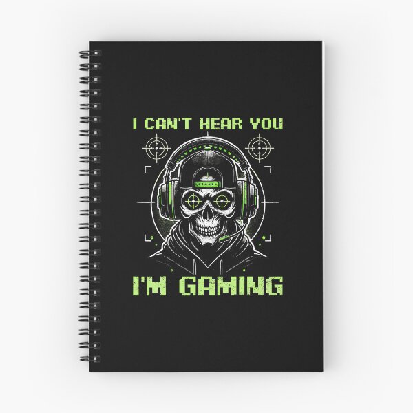 Item preview, I Can't Hear You I'M Gaming Funny Gamer Skeleton Video Games designed and sold by MariaEdna1.