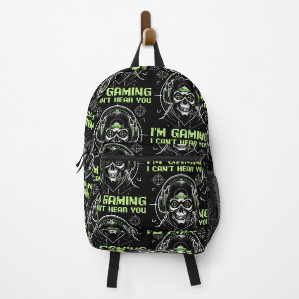 Item preview, I Can't Hear You I'M Gaming Funny Gamer Skeleton Video Games designed and sold by MariaEdna1.