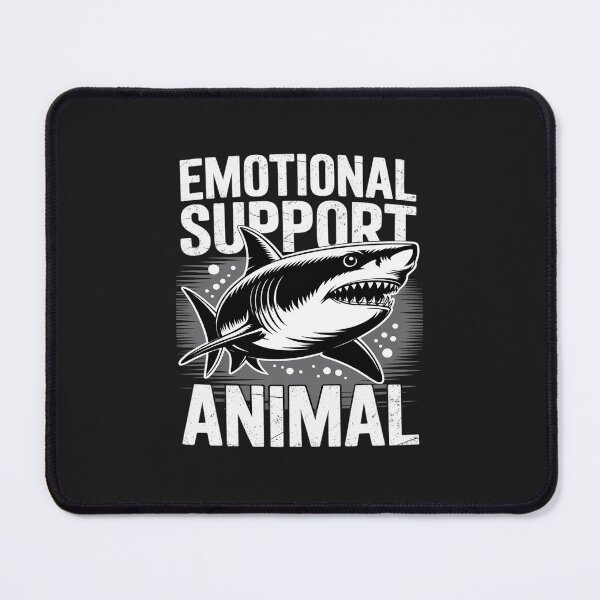 Item preview, Emotional Support Animal Funny Shark Big Ocean designed and sold by TAYLOROUSDALE.