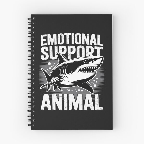 Item preview, Emotional Support Animal Funny Shark Big Ocean designed and sold by TAYLOROUSDALE.