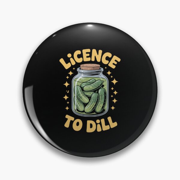 Item preview, Licence to Dill Funny Pickle Pun Humour designed and sold by HardcoreTour.