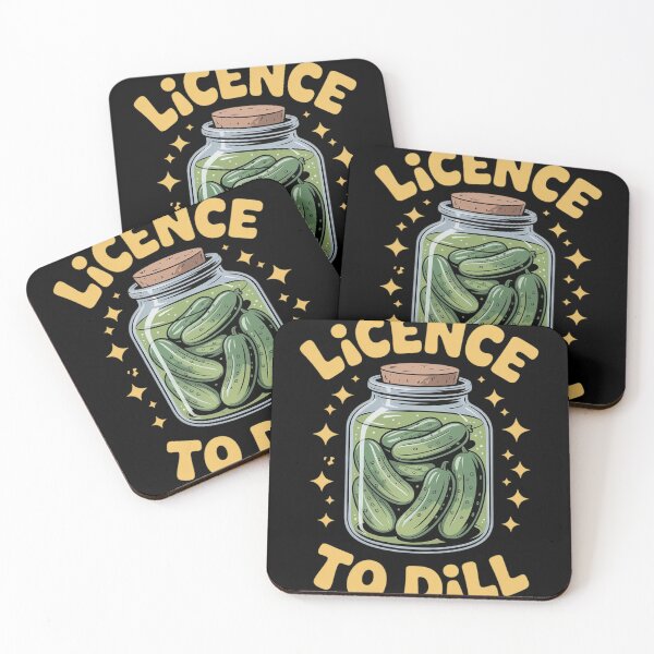 Item preview, Licence to Dill Funny Pickle Pun Humour designed and sold by HardcoreTour.