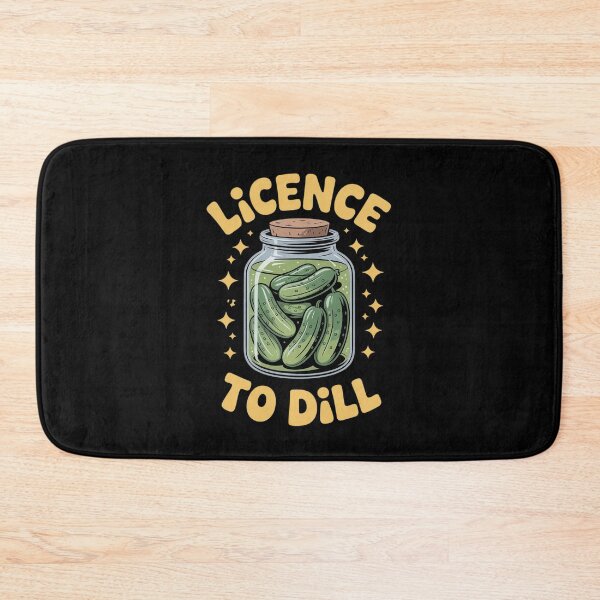 Item preview, Licence to Dill Funny Pickle Pun Humour designed and sold by HardcoreTour.