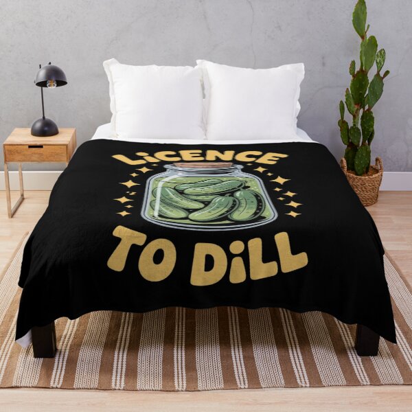 Item preview, Licence to Dill Funny Pickle Pun Humour designed and sold by HardcoreTour.