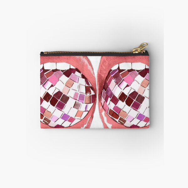 Item preview, Disco Ball Between Lips – Bold Retro Glam Aesthetic designed and sold by studiophie.