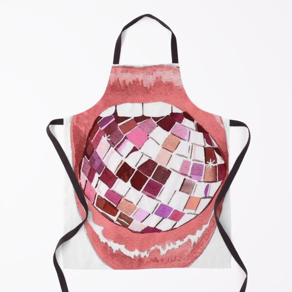 Item preview, Disco Ball Between Lips – Bold Retro Glam Aesthetic designed and sold by studiophie.