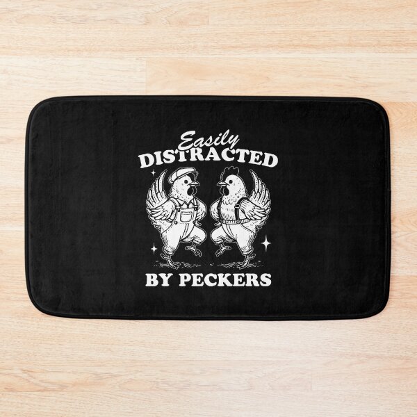 Item preview, Easily Distracted By Peckers Farm Life Funny Chicken Humor designed and sold by GeorgeneCharlo.