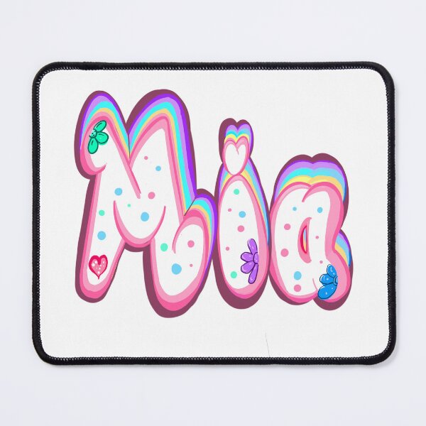 Item preview, Mia - The top 10 best Personalized Custom Name gift | Pink Preppy Floral designed and sold by Artonmytee.