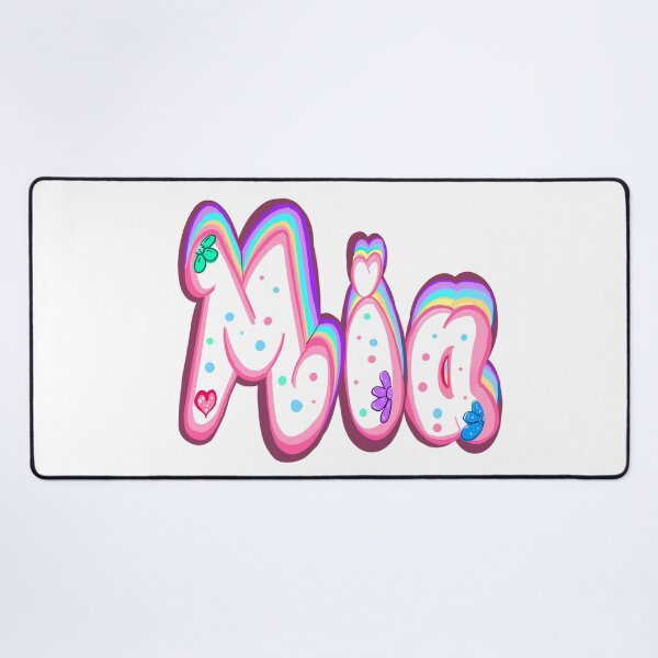 Item preview, Mia - The top 10 best Personalized Custom Name gift | Pink Preppy Floral designed and sold by Artonmytee.