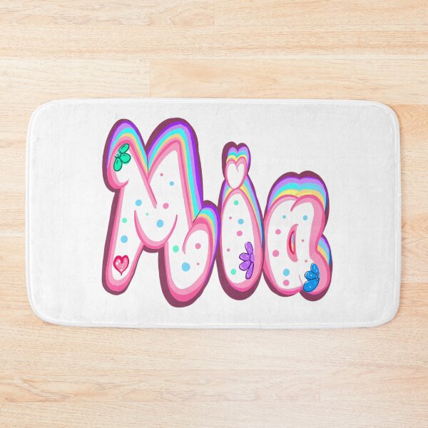 Item preview, Mia - The top 10 best Personalized Custom Name gift | Pink Preppy Floral designed and sold by Artonmytee.