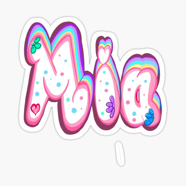Graphic Mia Name Merch & Gifts for Sale | Redbubble