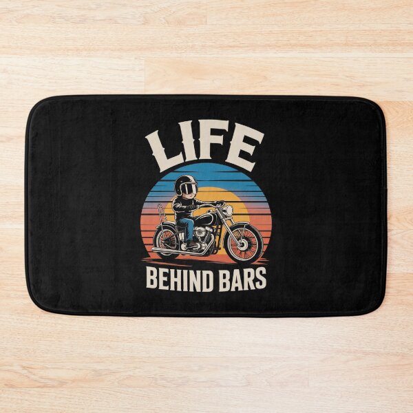 Item preview, Life Behind Bars Funny Motorcycle Rider Biker designed and sold by HardcoreTour.