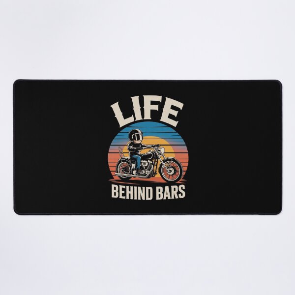 Item preview, Life Behind Bars Funny Motorcycle Rider Biker designed and sold by HardcoreTour.