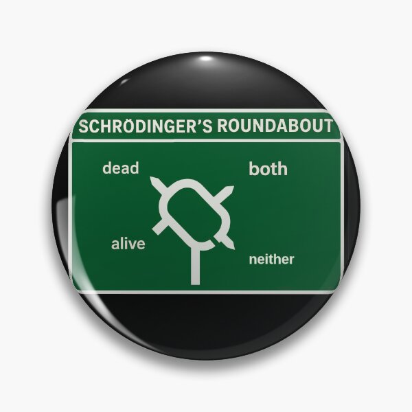 Item preview, Schrödinger's cat Roundabout designed and sold by halibutgoatramb.