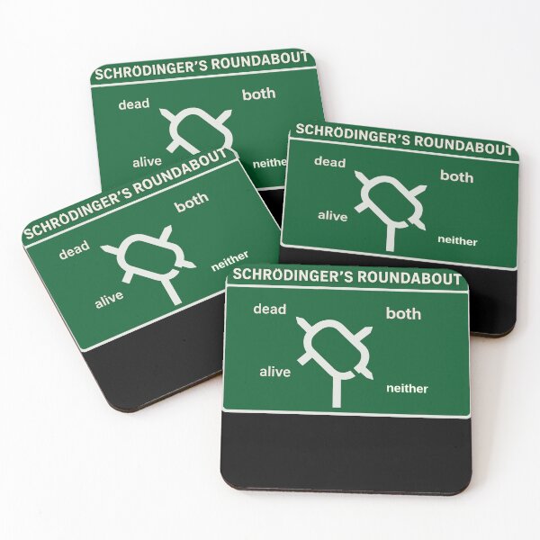 Item preview, Schrödinger's cat Roundabout designed and sold by halibutgoatramb.