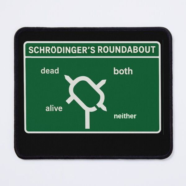 Item preview, Schrödinger's cat Roundabout designed and sold by halibutgoatramb.