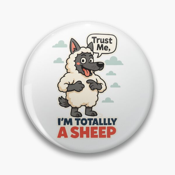 Item preview, Trust Me, I’m Totally a Sheep – Funny Wolf Disguise designed and sold by the-dovlat.