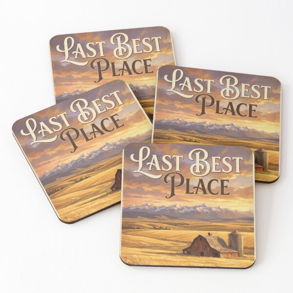 Item preview, Last Best Place Montana Golden Wheat Poster designed and sold by Cozy-Old-Pub.