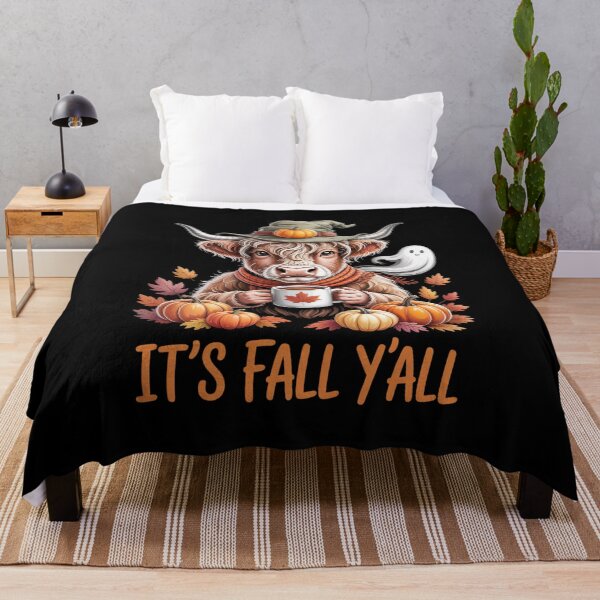 Item preview, Scottish Highland Cow Fall Thanksgiving it´s fall yáll designed and sold by LKappa3Faber.