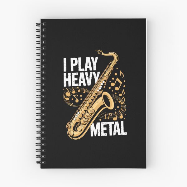 Item preview, Saxophone I Play Heavy Metal Saxophonist Euphonium Baritone  designed and sold by IhanVaanMaArt.