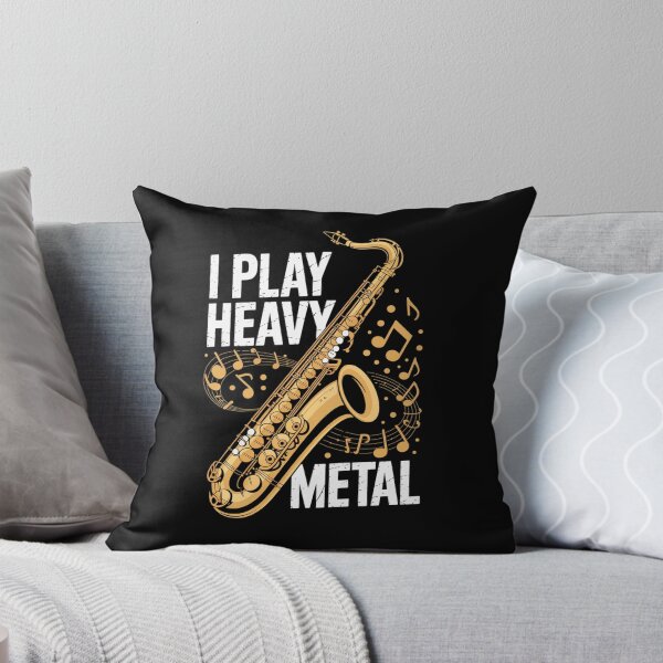 Item preview, Saxophone I Play Heavy Metal Saxophonist Euphonium Baritone  designed and sold by IhanVaanMaArt.