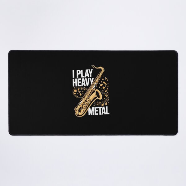 Item preview, Saxophone I Play Heavy Metal Saxophonist Euphonium Baritone designed and sold by IhanVaanMaArt.