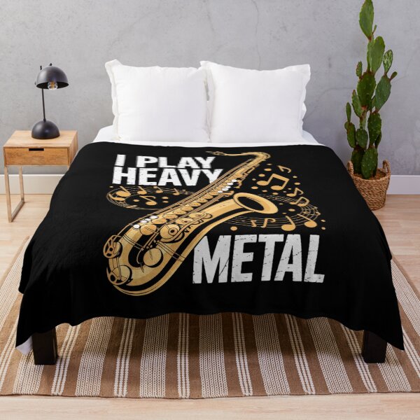 Item preview, Saxophone I Play Heavy Metal Saxophonist Euphonium Baritone  designed and sold by IhanVaanMaArt.