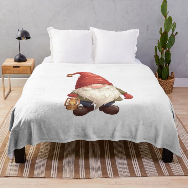 Item preview, Cozy Christmas Gnome with Lantern | Festive Winter Elf designed and sold by SlomianyPisarz.