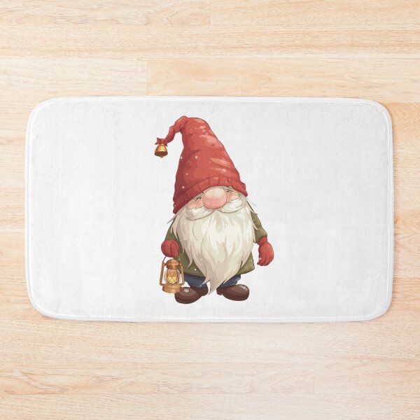 Item preview, Cozy Christmas Gnome with Lantern | Festive Winter Elf designed and sold by SlomianyPisarz.