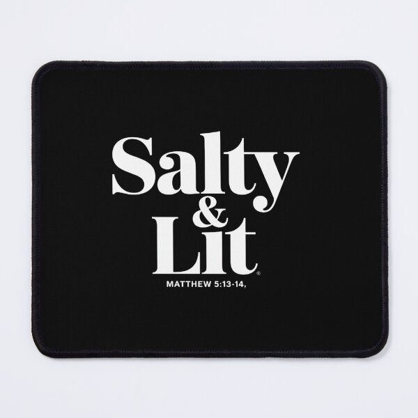 Item preview, Salty and Lit Matthew 5 13-14 Christian Salt of the earth designed and sold by visionnen.