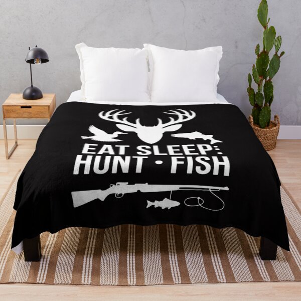 Item preview, Eat Sleep Hunt Fish Hunting Fishing designed and sold by Minoloinan.