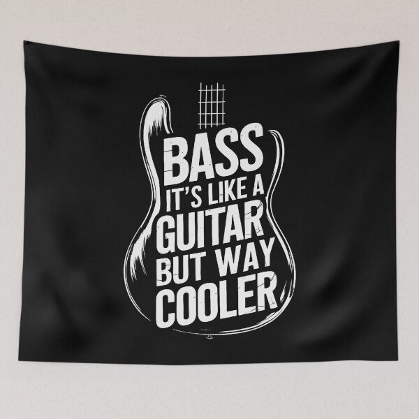 Item preview, Bass It's Like A Guitar But Way Cooler Bassist Bass Player designed and sold by MariaEdna1.