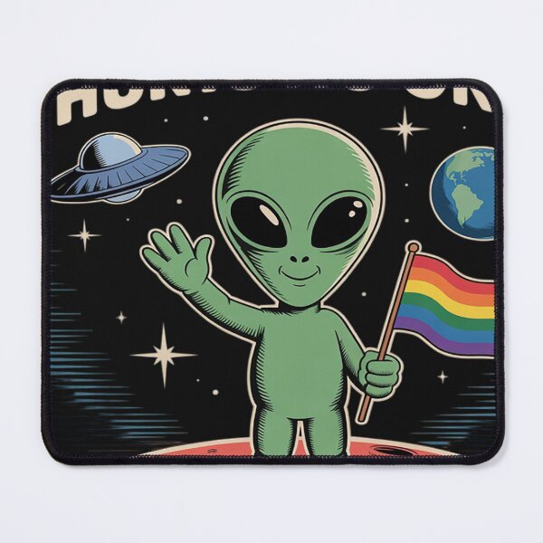 Item preview, Equality Hurts No One Funny Alien LGBTQ Pride Month Rainbow designed and sold by VladimiaPutin.