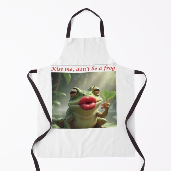 Item preview, Cute Frog Kiss Me Don't Be A Frog designed and sold by mywhimsicalworld7.